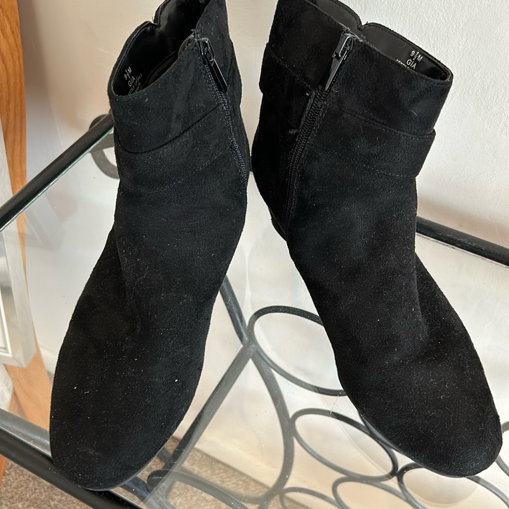 Impo black ankle boots